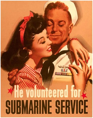 he volunteered for submarine service