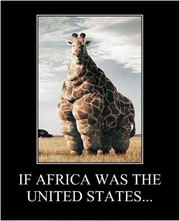 if africa was the united States demotivational poster