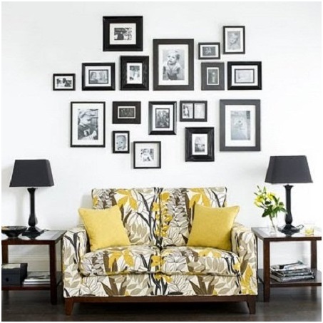 A-Set-of-Photos-Placed-Above-the-Sofa