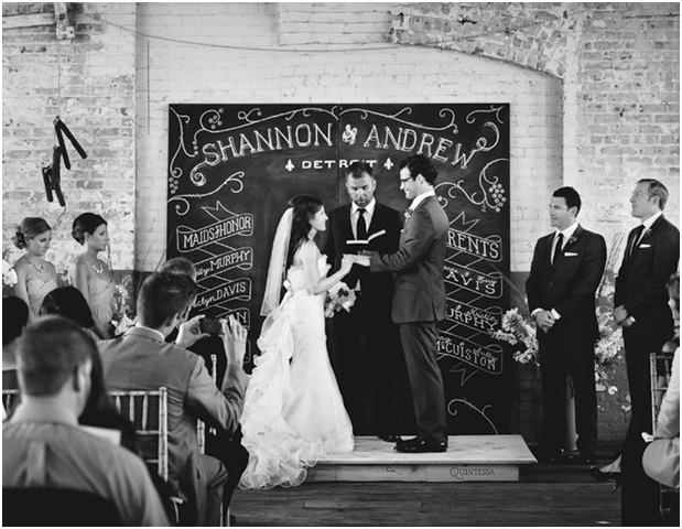 Wedding Chalkboard Backdrop