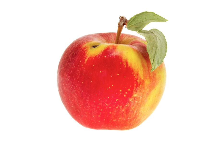 An Apple is Shown from a Wrong Side