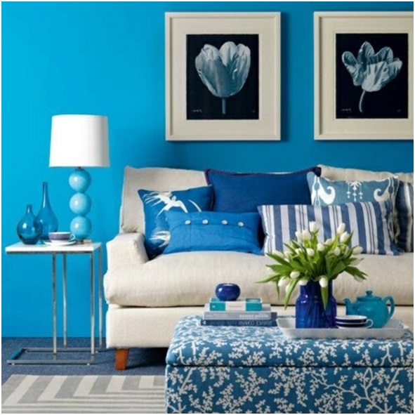 Blue Living Room Walls