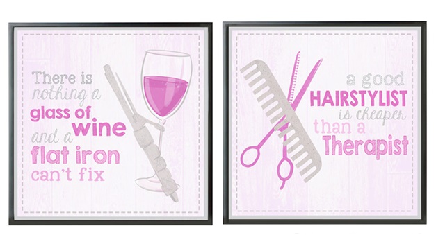 A Funny Hair Salon Poster 