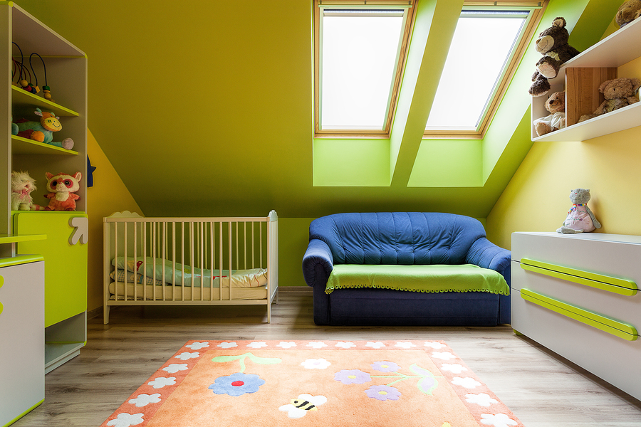 A Green Baby Room