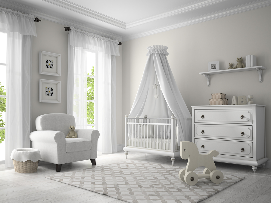A White Baby Room
