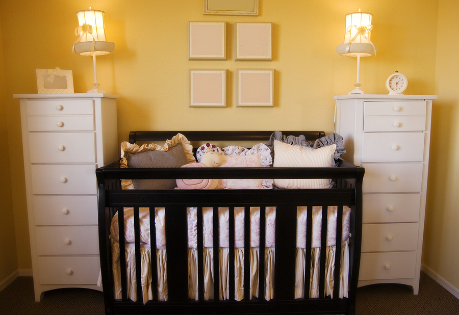 A Yellow Baby Room 