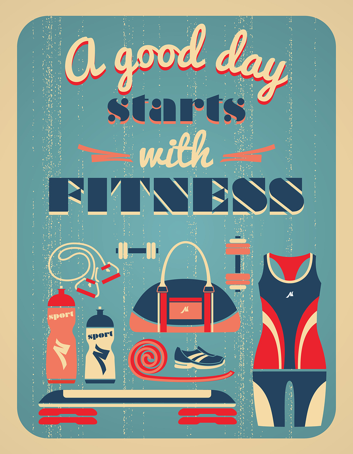 A Vintage Fitness Poster