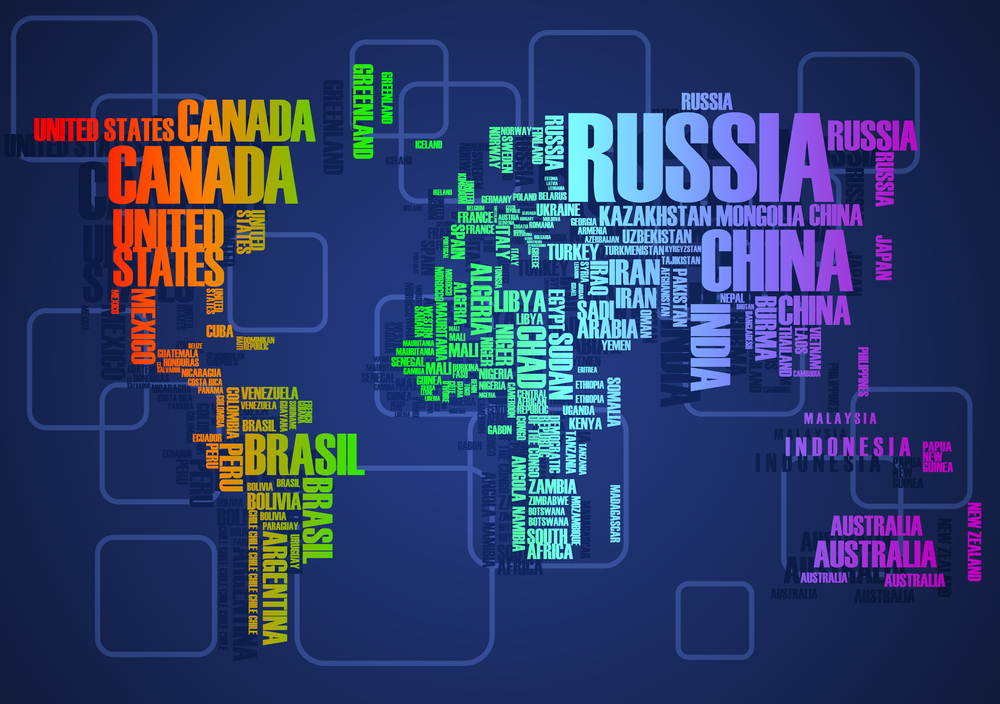 A Text World Map