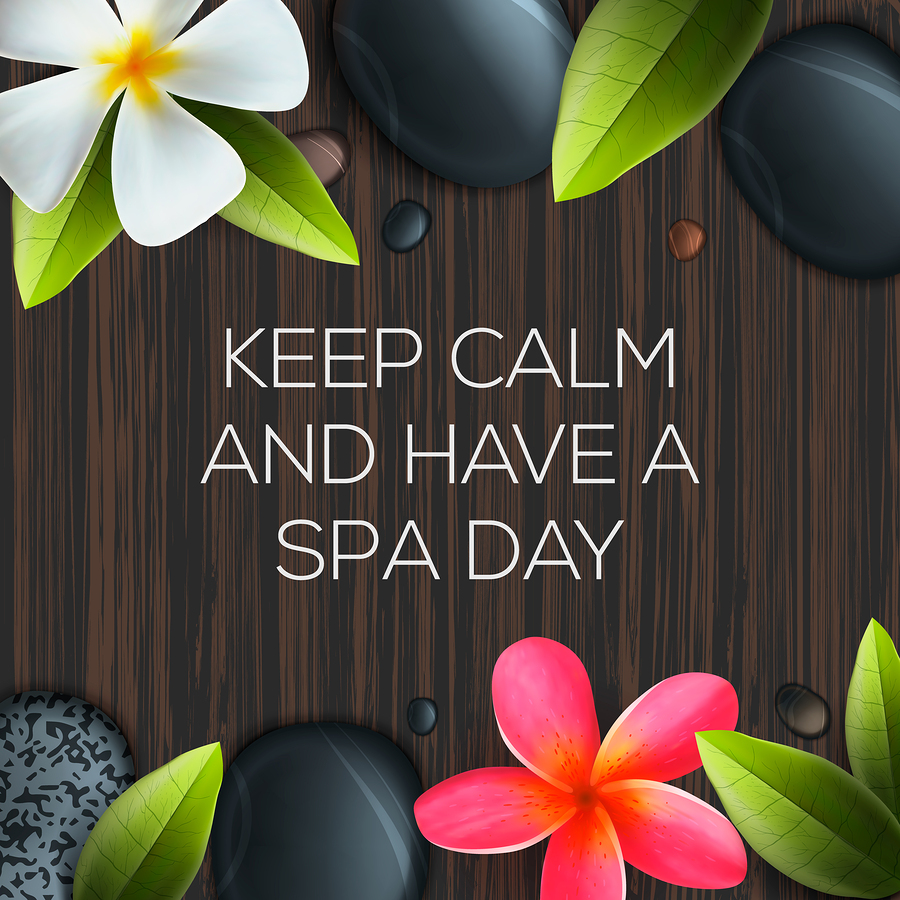 A Spa Keep Calm Poster