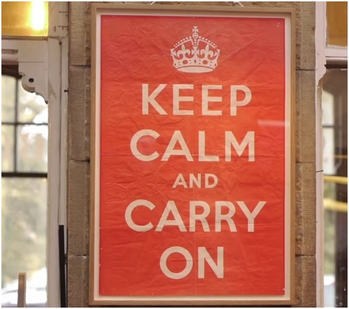The Original Keep Calm and Carry on Poster