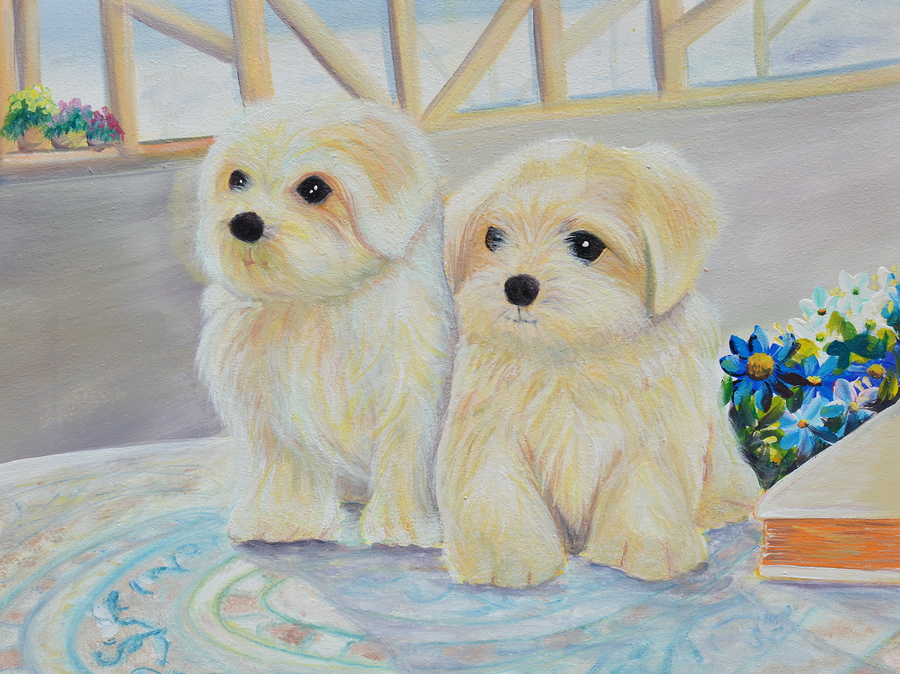 The Dogs Painting