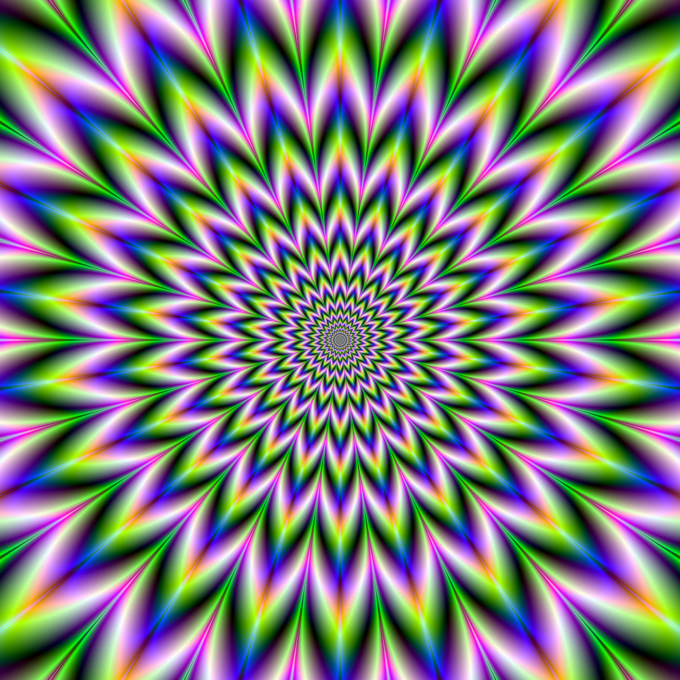 An Optical Illusion Trippy Poster