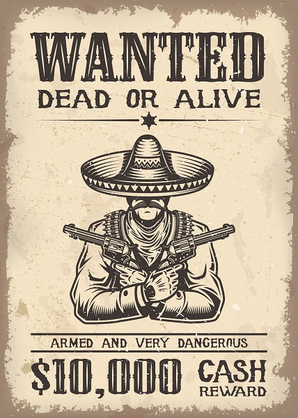 A Western Wanted Poster