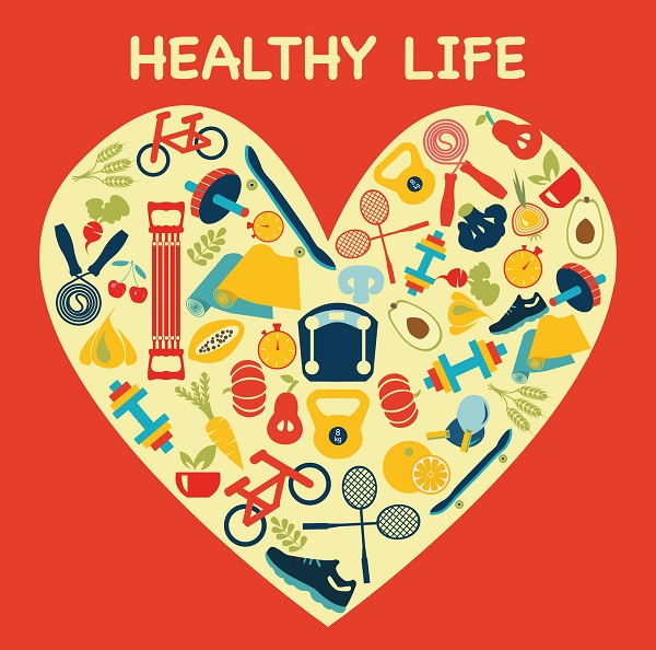 A Healthy Lifestyle Poster