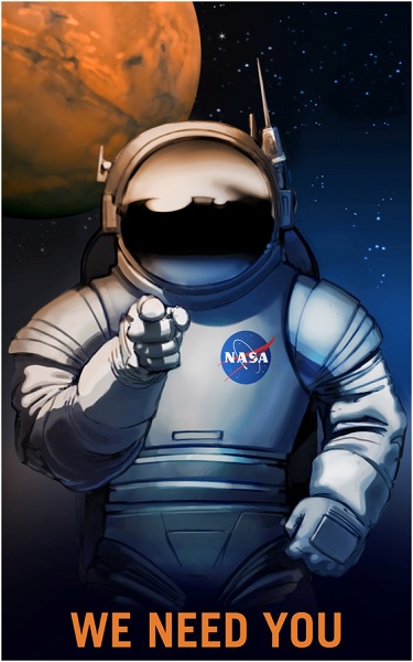 A NASA Recruitment Poster