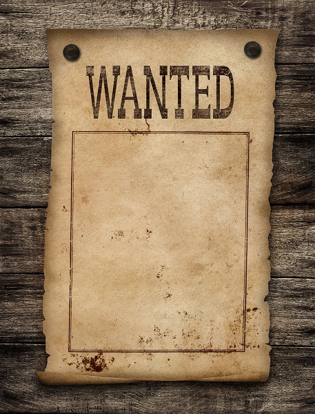 A Wanted Poster Template for Kids