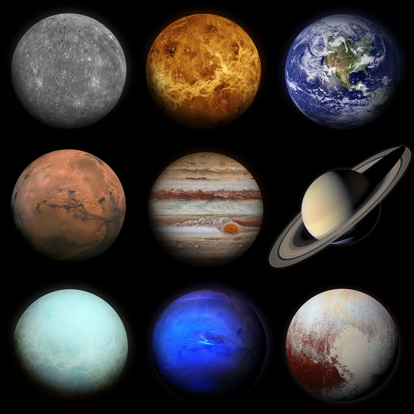 The Planets of the Solar System Poster
