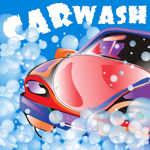 A car wash poster