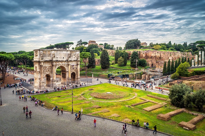 A Rome cityscape