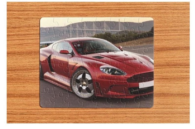 A Sports Car Print for Puzzles