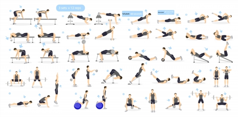 Poster of Workout man set