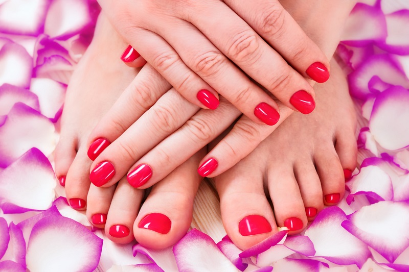 A Manicure and Pedicure Poster