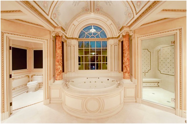 Luxury Bathroom with Moldings