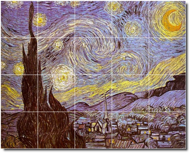 Van Gogh Kitchen Tiles
