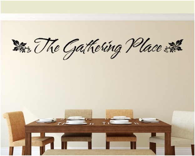 Wall Stickers in Dining Room