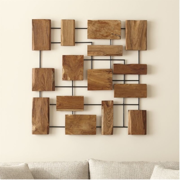 Wood Metal Wall Art