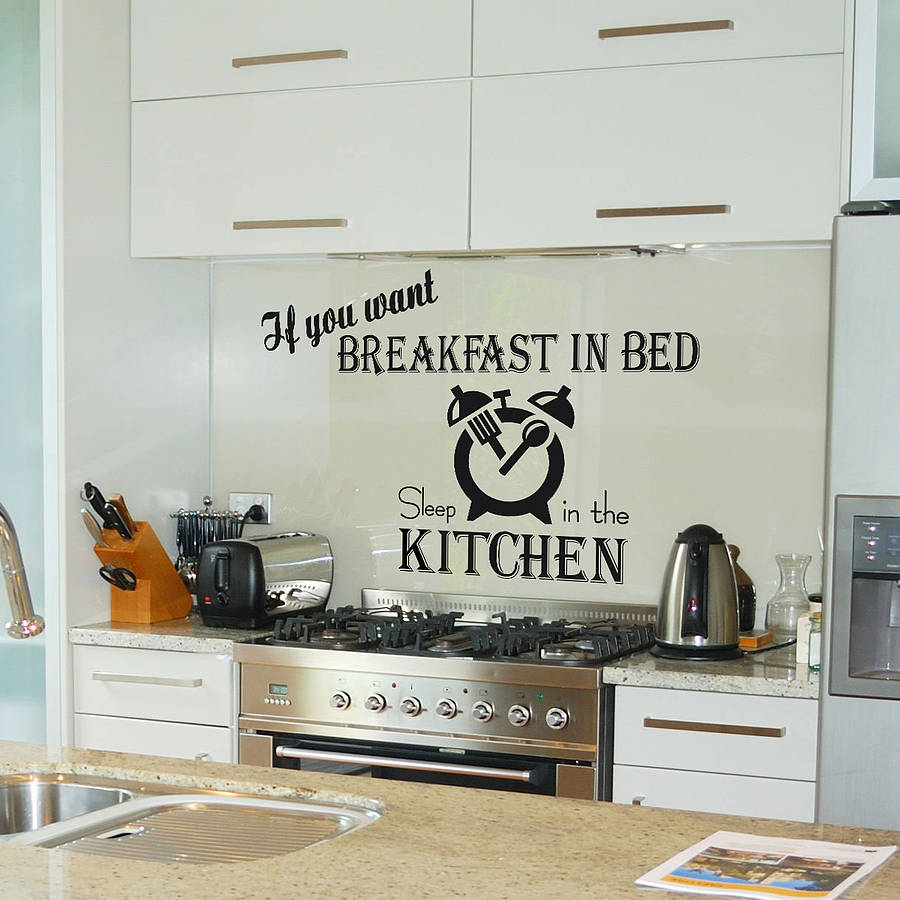 What Are Inexpensive Kitchen Wall Decor Ideas PrintMePoster Com Blog   1 Kitchen Wall Decal With Quote 