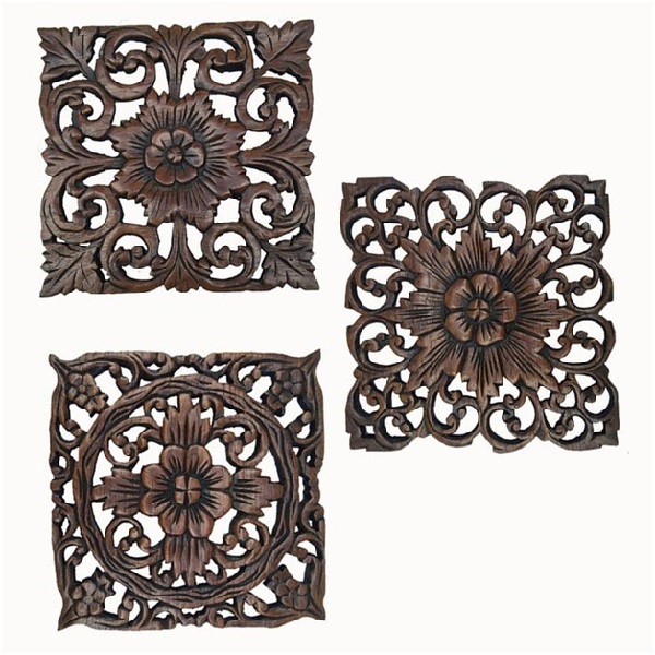 Carved Wood Decorations