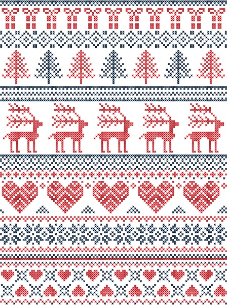 Scandinavian Pattern Print