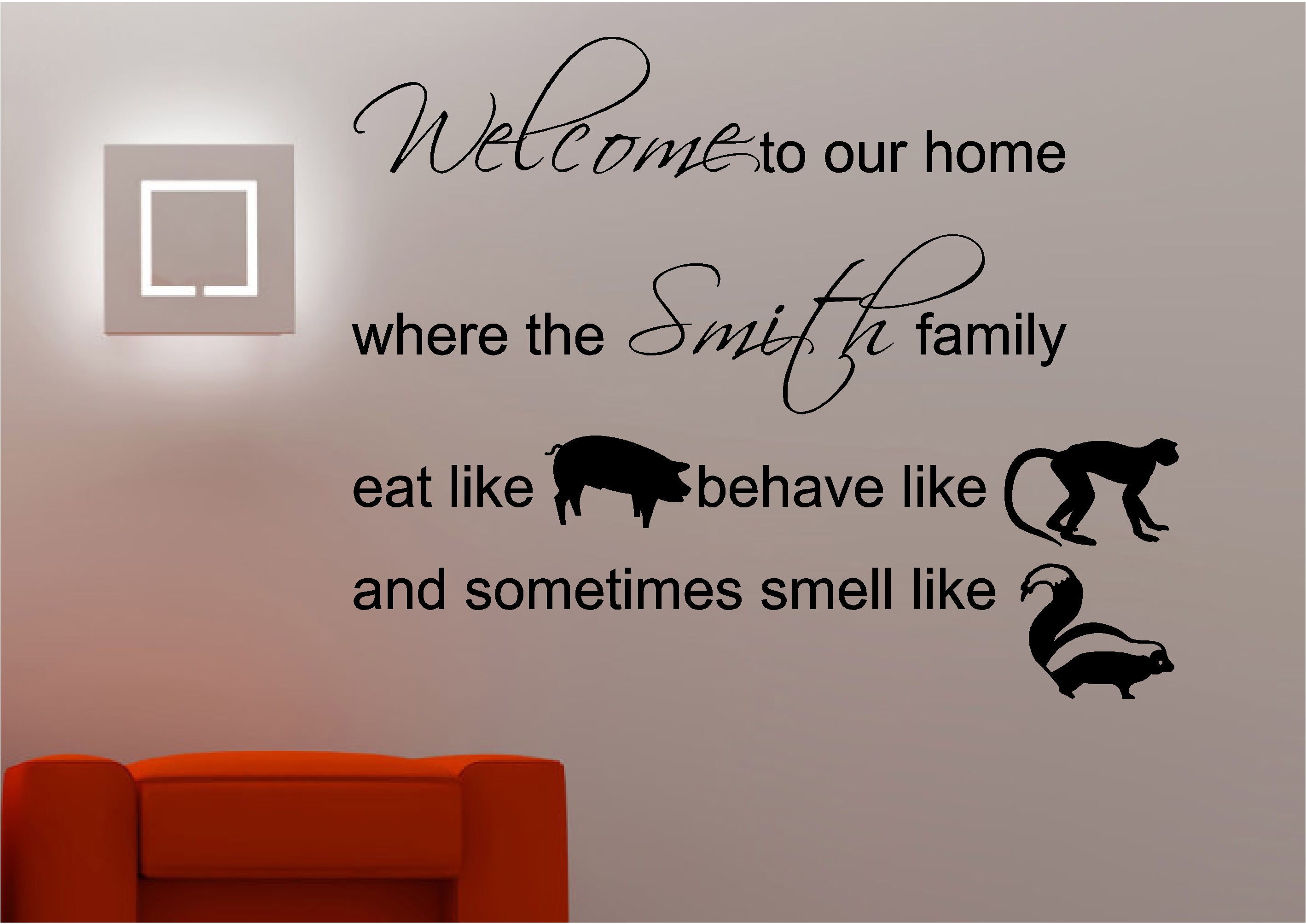 Funny Family Wall Decor