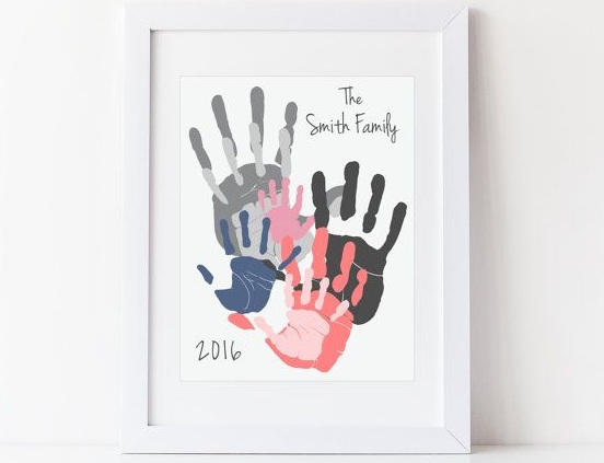 Family Handprints Art