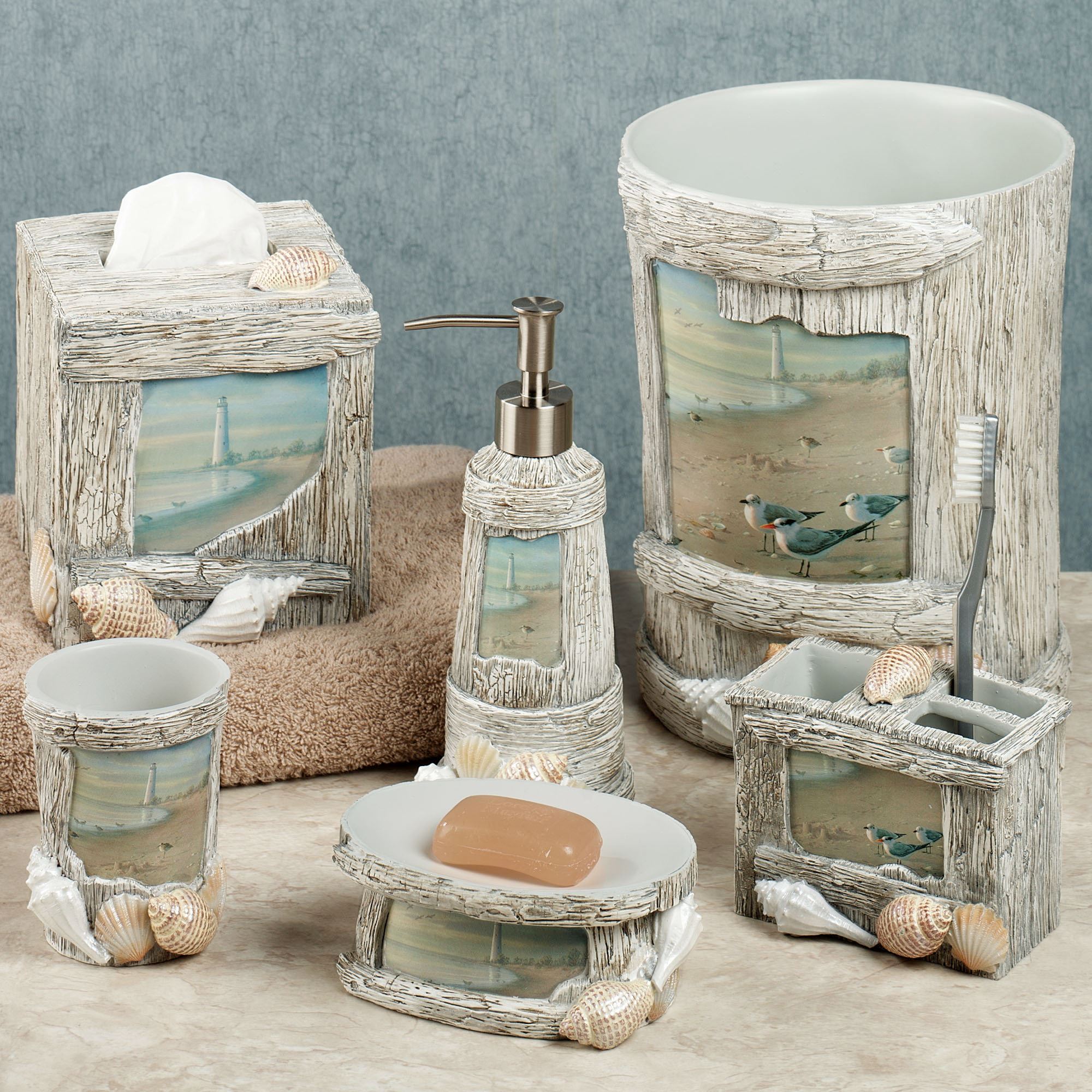 Beach bathroom decor walmart