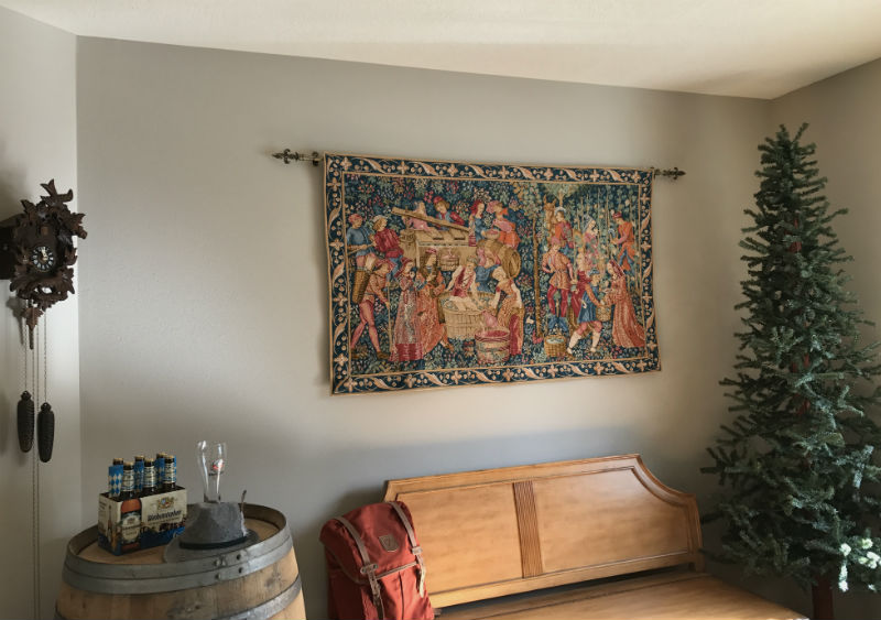Vintage Tapestry Wall Hanging