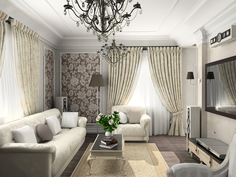 luxury living room wall