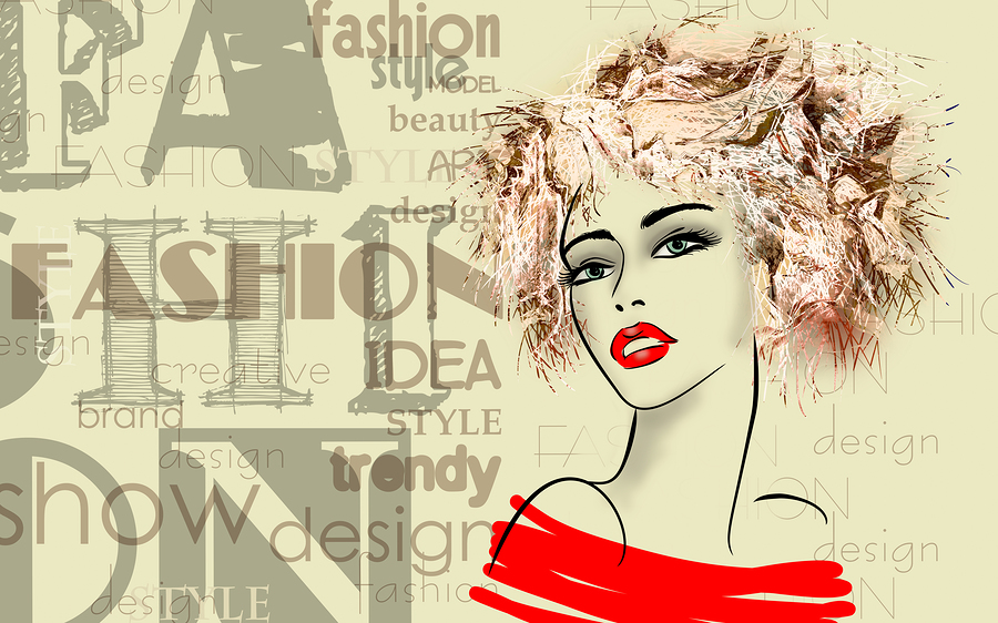 Art print for hair salon